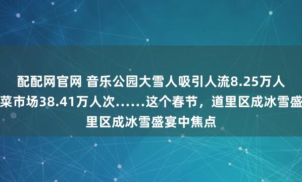 配配网官网 音乐公园大雪人吸引人流8.25万人次、道里菜市场38.41万人次……这个春节，道里区成冰雪盛宴中焦点